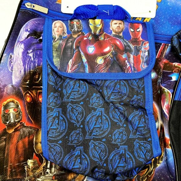 Marvel Avengers Infinity War Kids 5-Piece Backpack Set - Picture 4 of 6